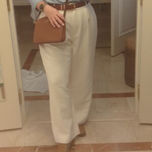 Abercrombie & Fitch Sloan Cream Women's Trousers 31s/12s